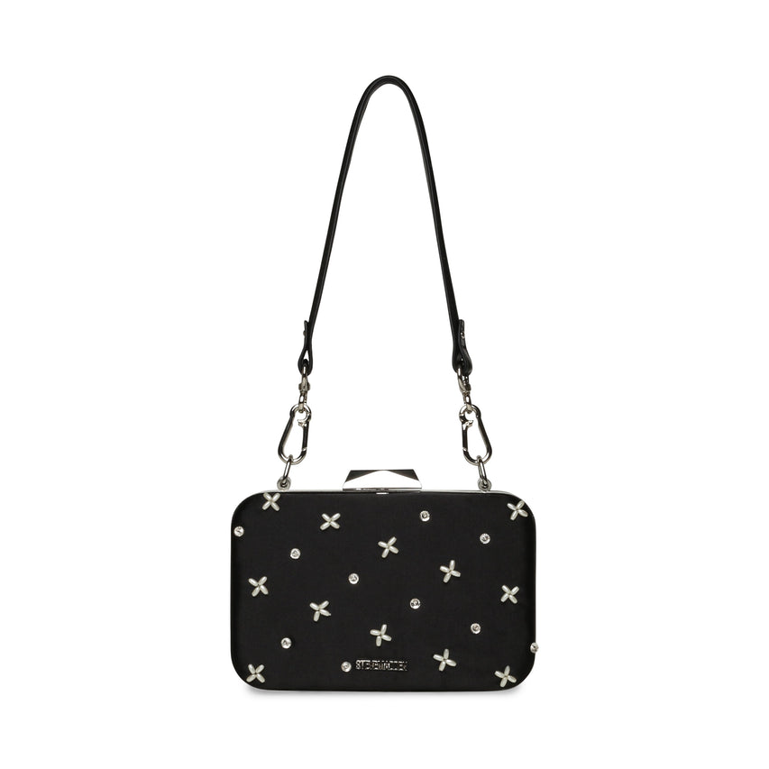 NOUR BLACK/SILVER CLUTCH