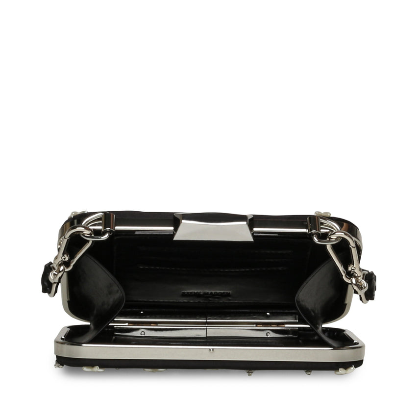 NOUR BLACK/SILVER CLUTCH