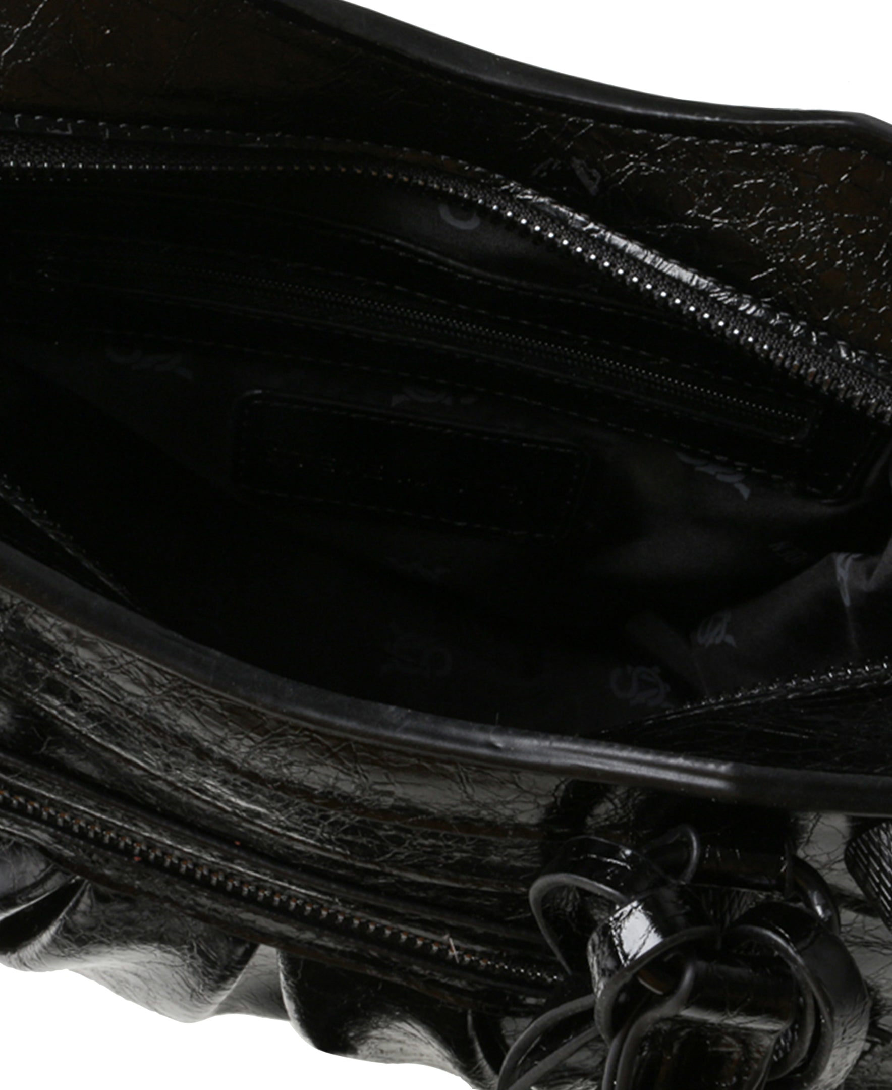 NOUR BLACK/SILVER CLUTCH