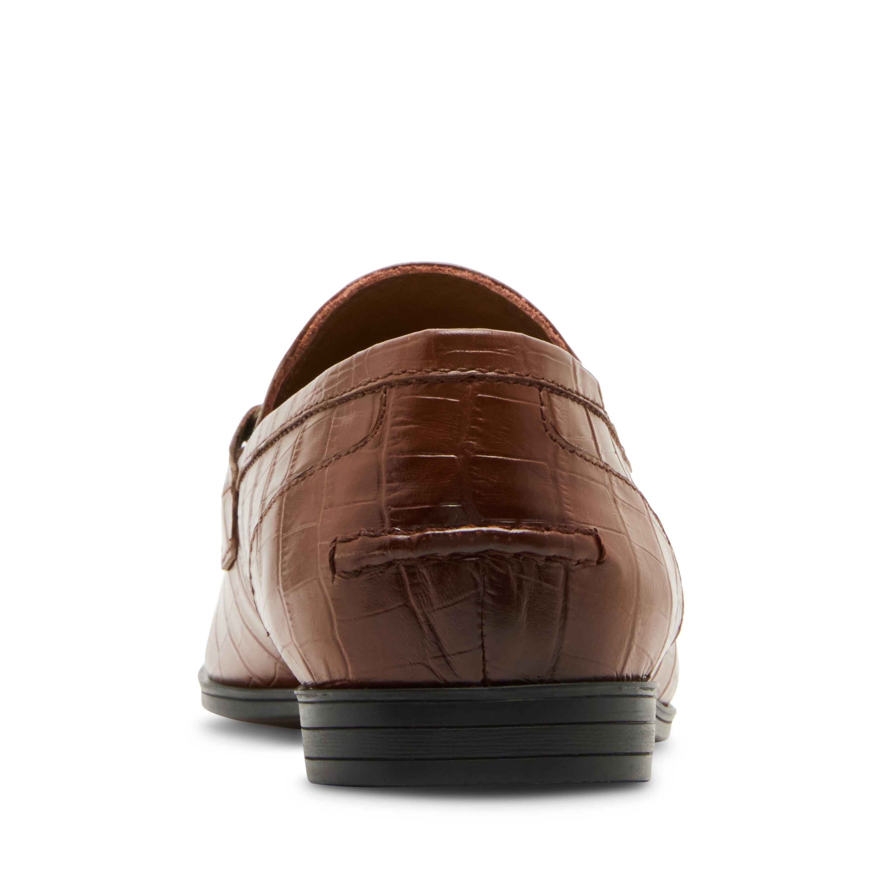 P-DELHAY TAN CROCO LOAFERS & MOCCASSINS