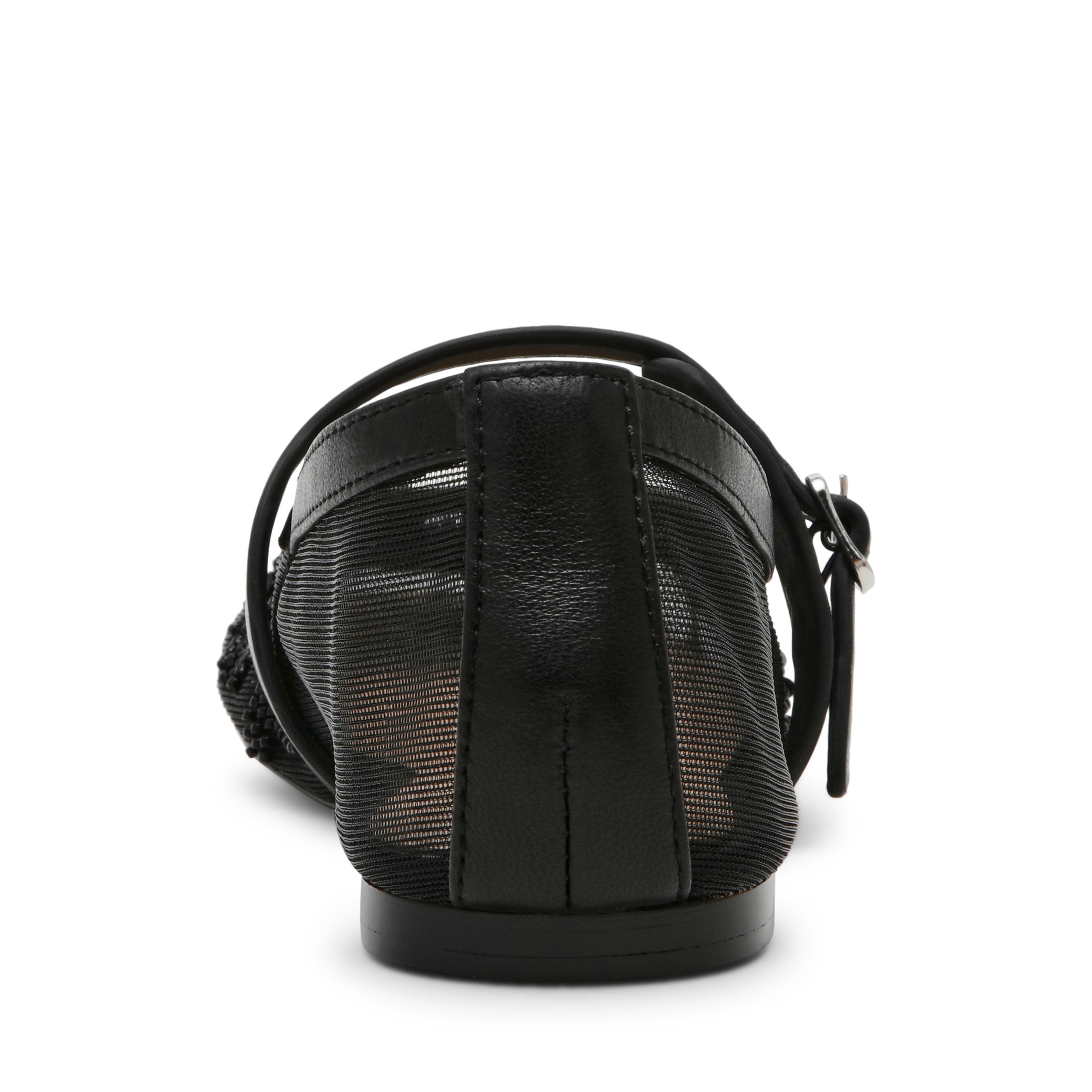 REJOICE BLACK MESH BALLET FLATS