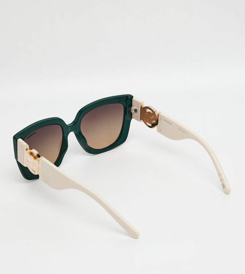 Imogene Green Sunglasses - view 4