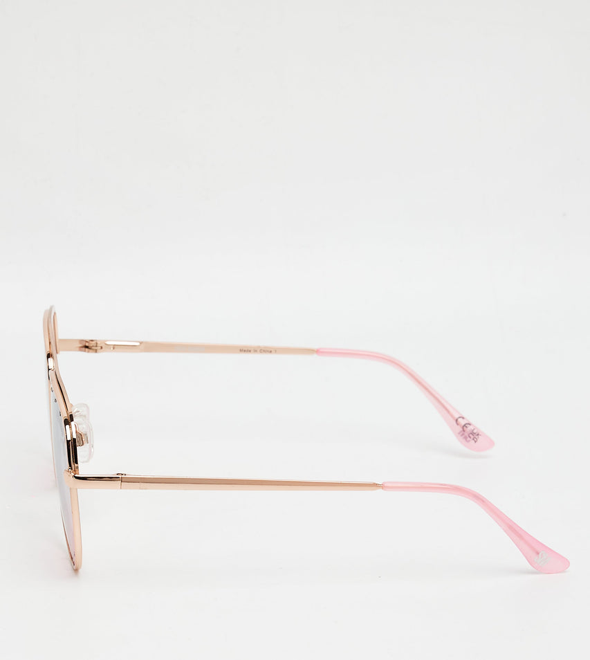 Jair Rose Gold Sunglasses - view 3