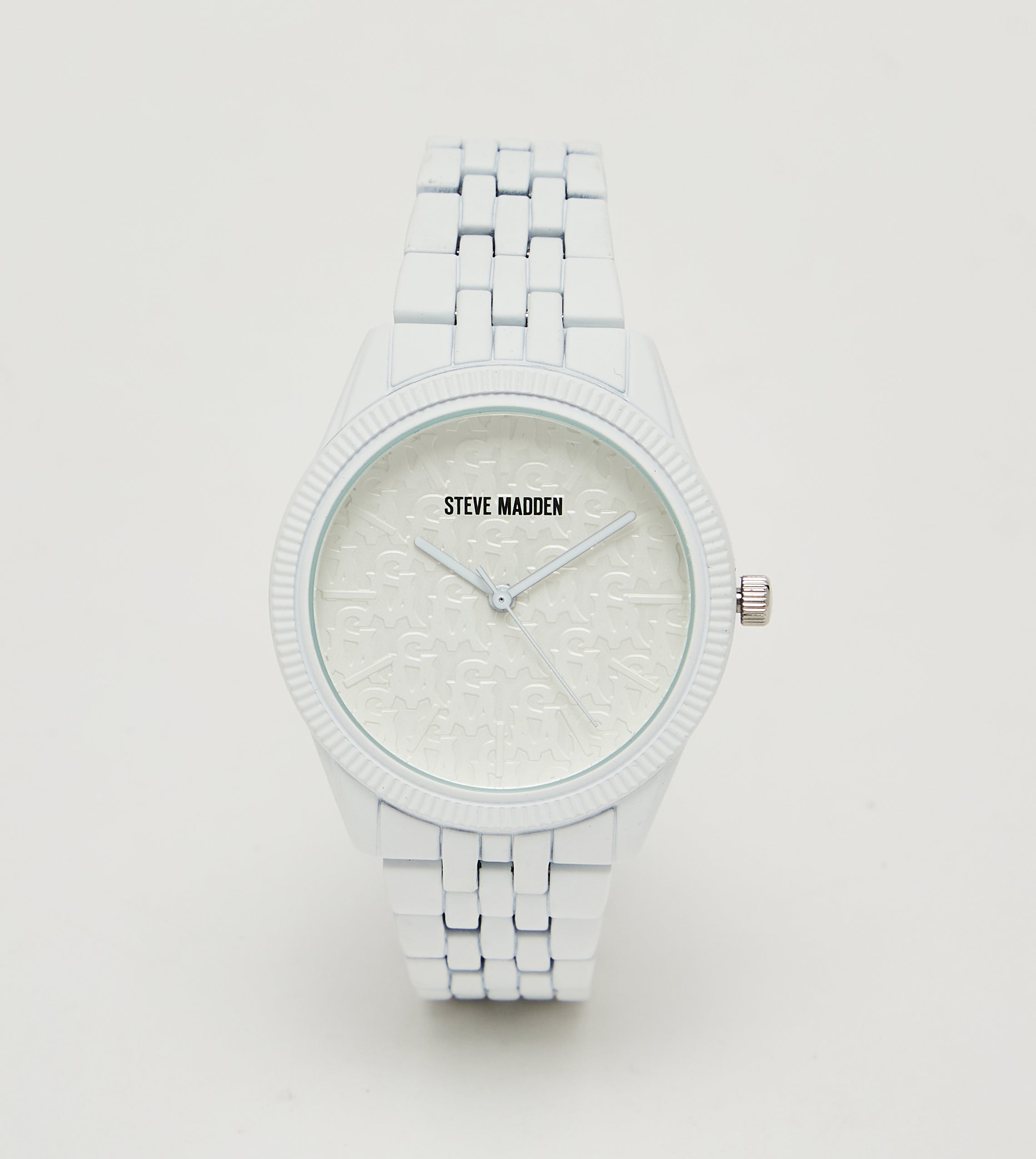 Steve Madden Women's White Rubberised Watch, featured product view