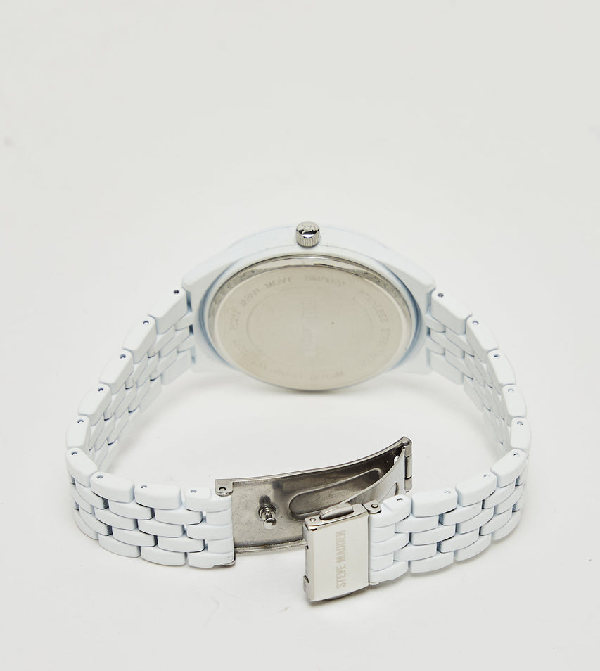 Steve Madden Women's White Rubberised Watch with rubberised - view 2
