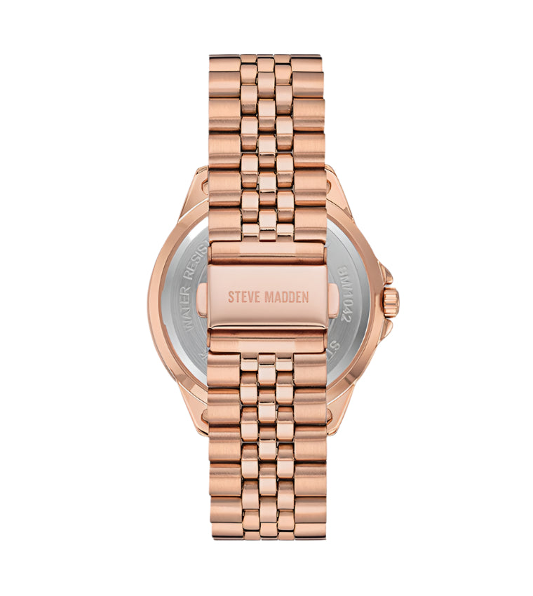 Steve Madden Women's Rose Gold Bracelet Watch with bracelet - view 2