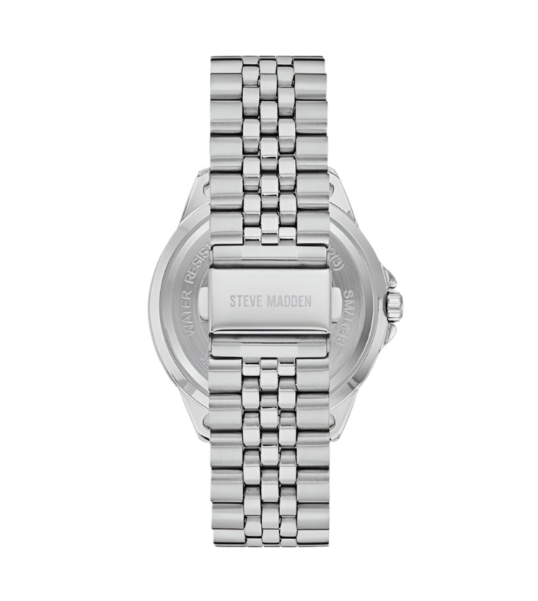 Lumin Women's Black Silver Watch – Steve Madden, view 2