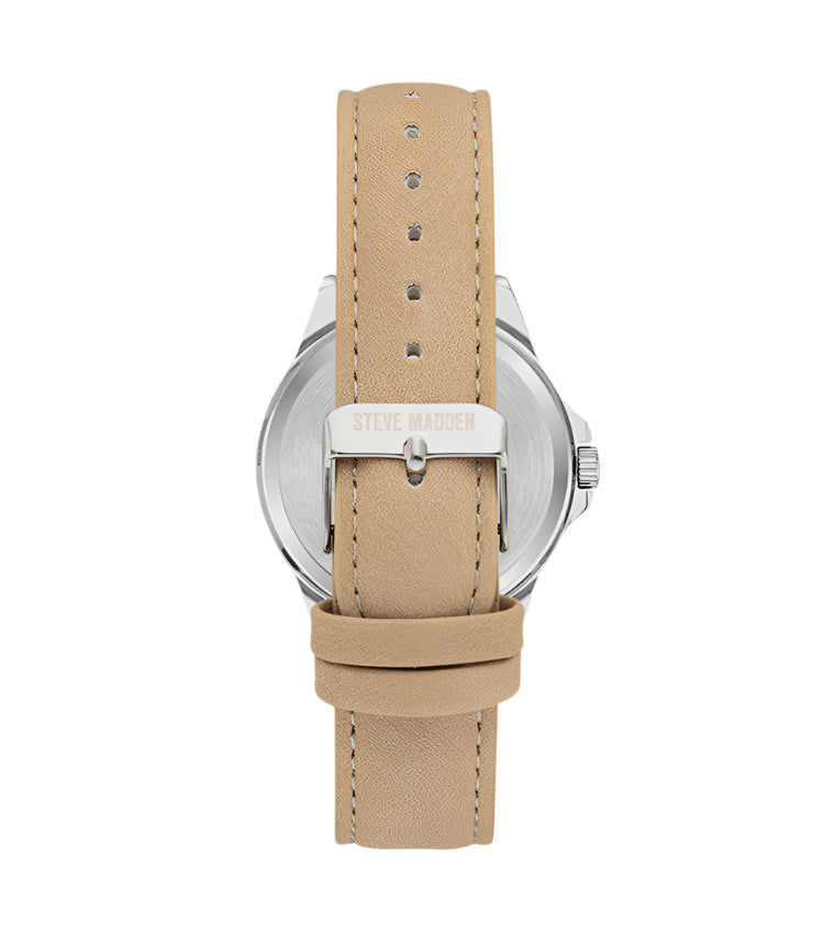 Steve Madden Celest Women's Light Blue Silver Watch with light blue dial colour - view 2