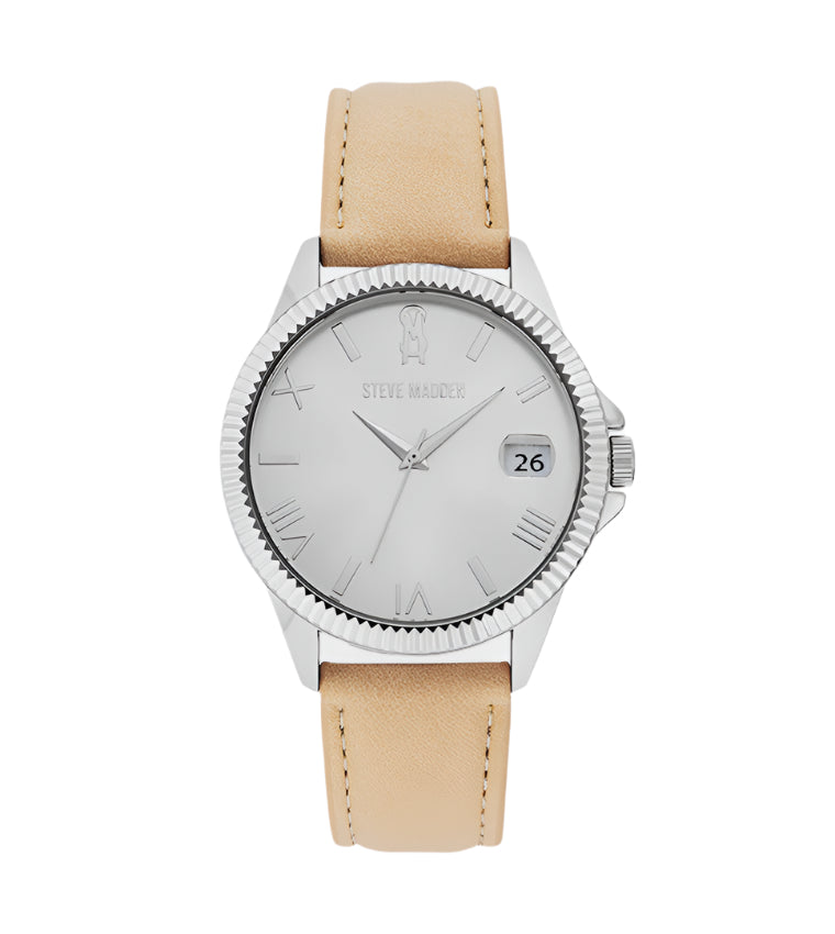 Steve Madden Celest Women's Light Blue Silver Watch, featured product view