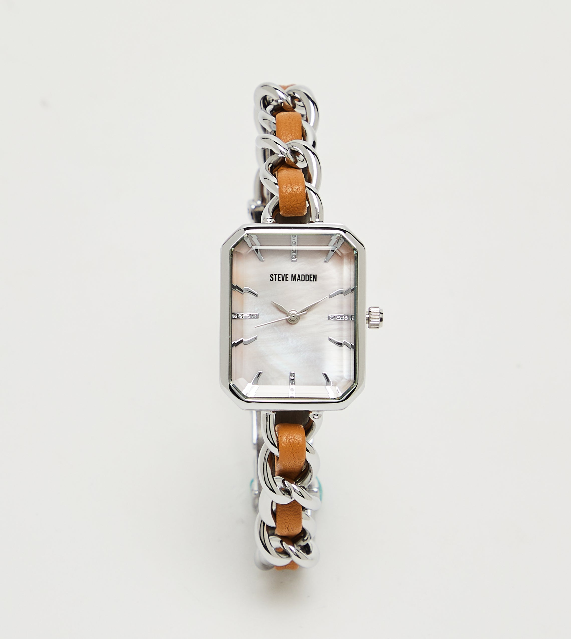 Steve Madden Women's Silver-Tone Watch and Bracelet Set, featured product view