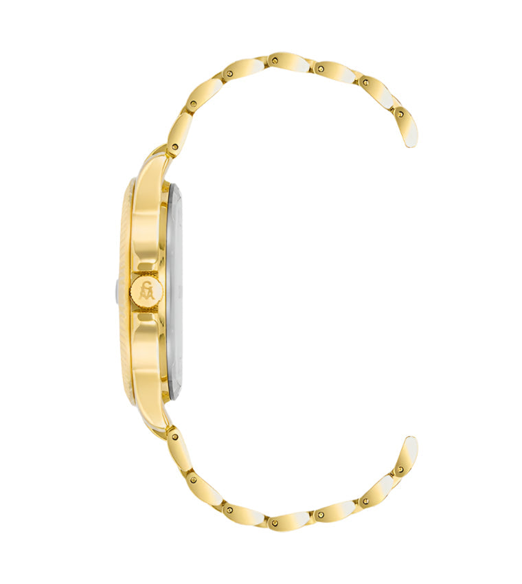 Stride Women's Black Gold Watch – Steve Madden, view 3