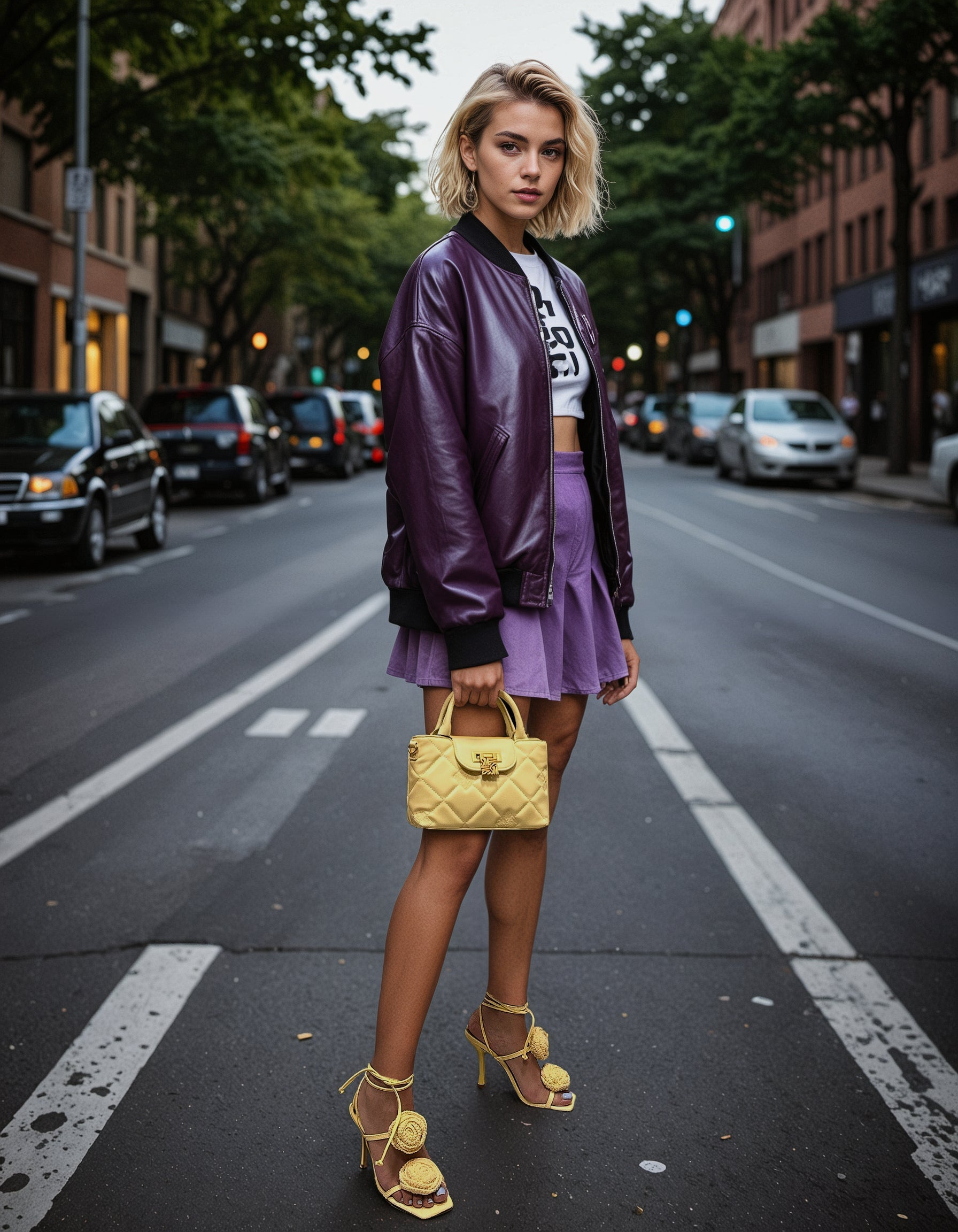 ROSALITA YELLOW HEELS