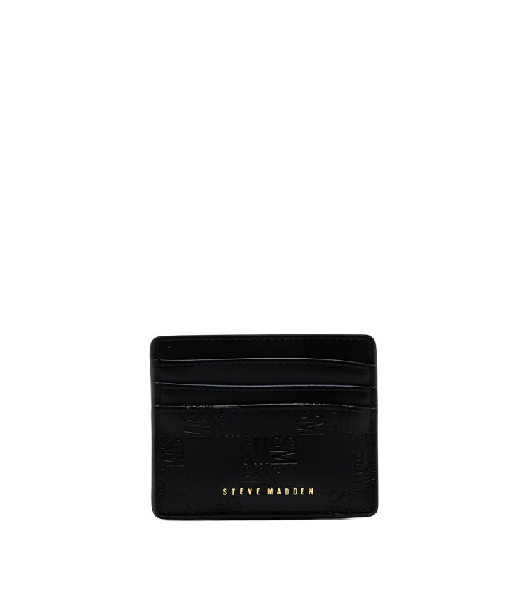 حامل بطاقات الشعار باللون الأسود