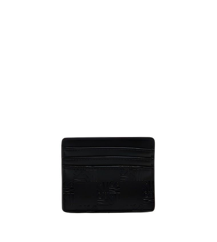 حامل بطاقات الشعار باللون الأسود