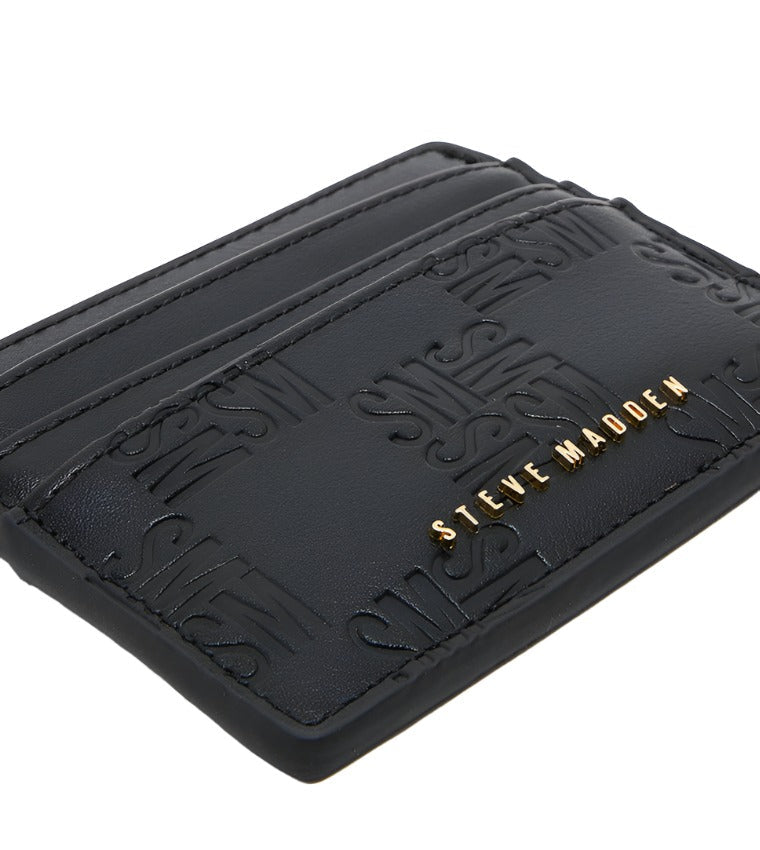 حامل بطاقات الشعار باللون الأسود