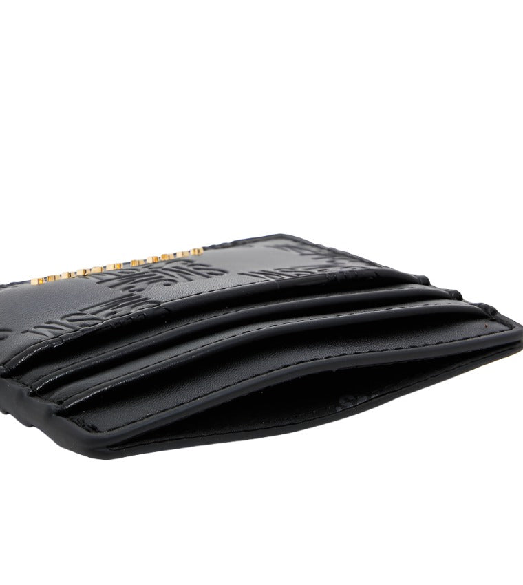 حامل بطاقات الشعار باللون الأسود