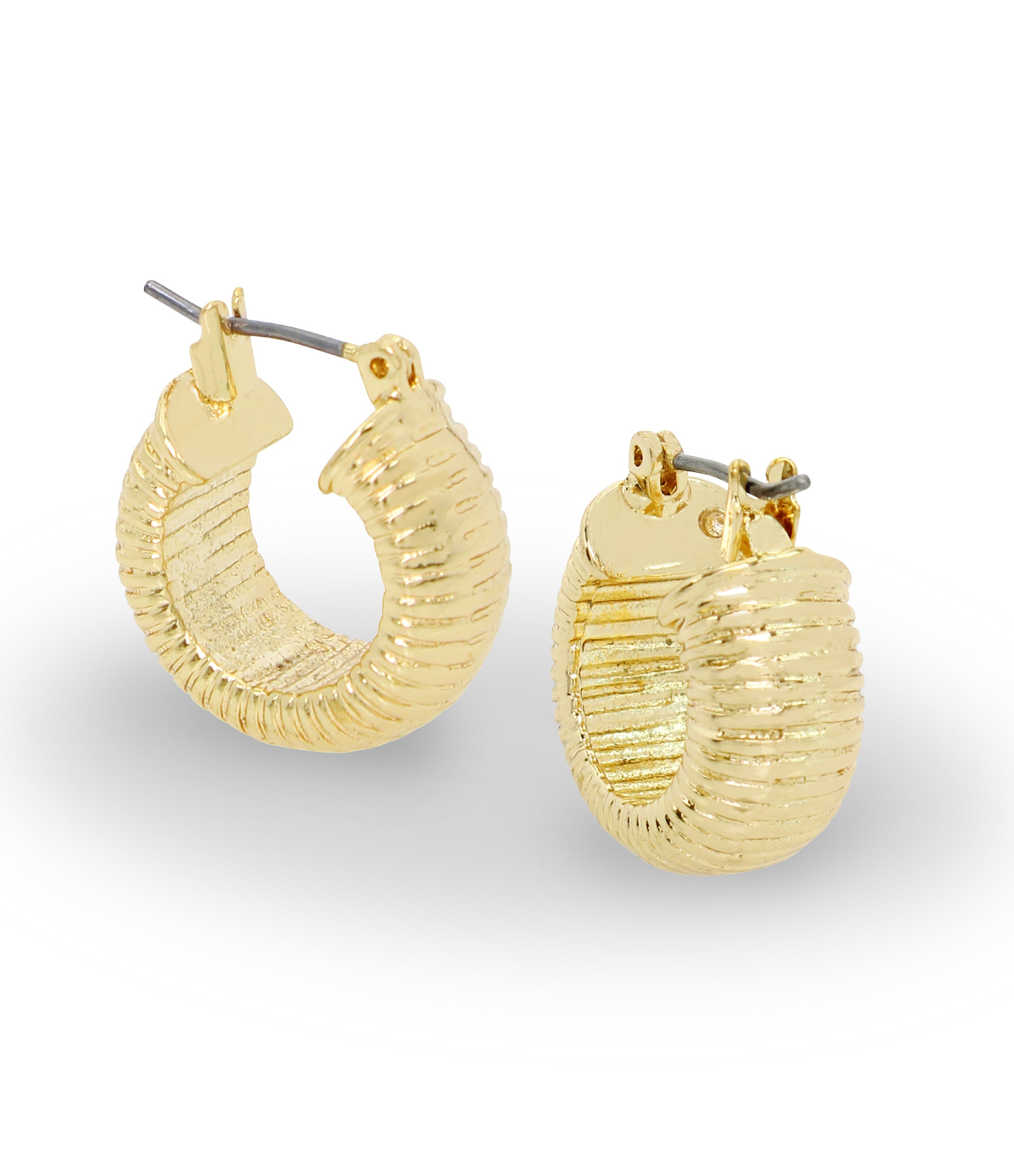 ROME HOOP EARRINGS GOLD JEWELLERY