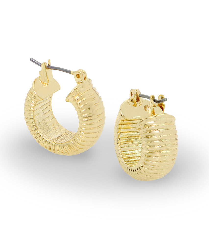 ROME HOOP EARRINGS GOLD JEWELLERY