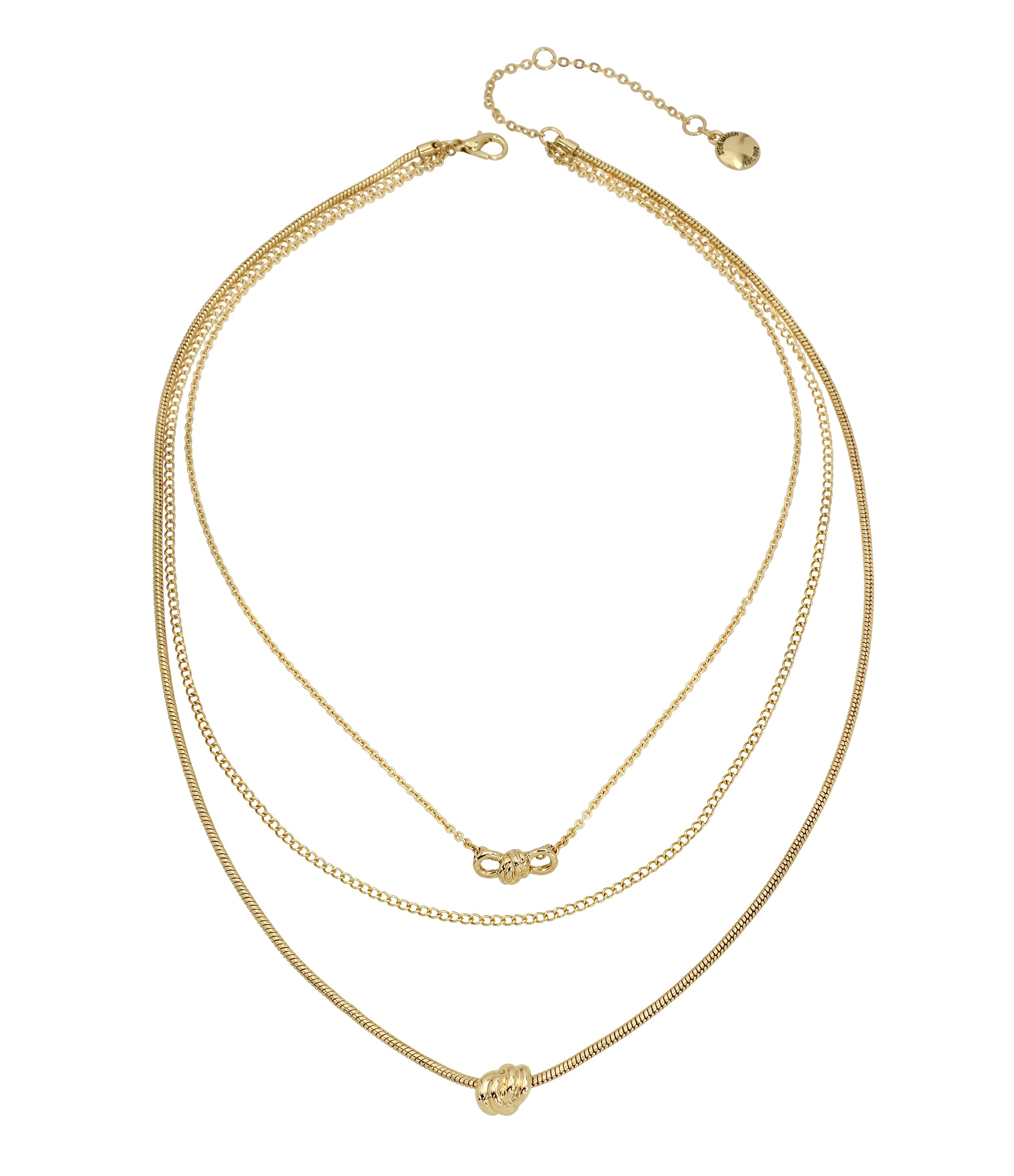 Multi Knot Women's Gold Neckalce