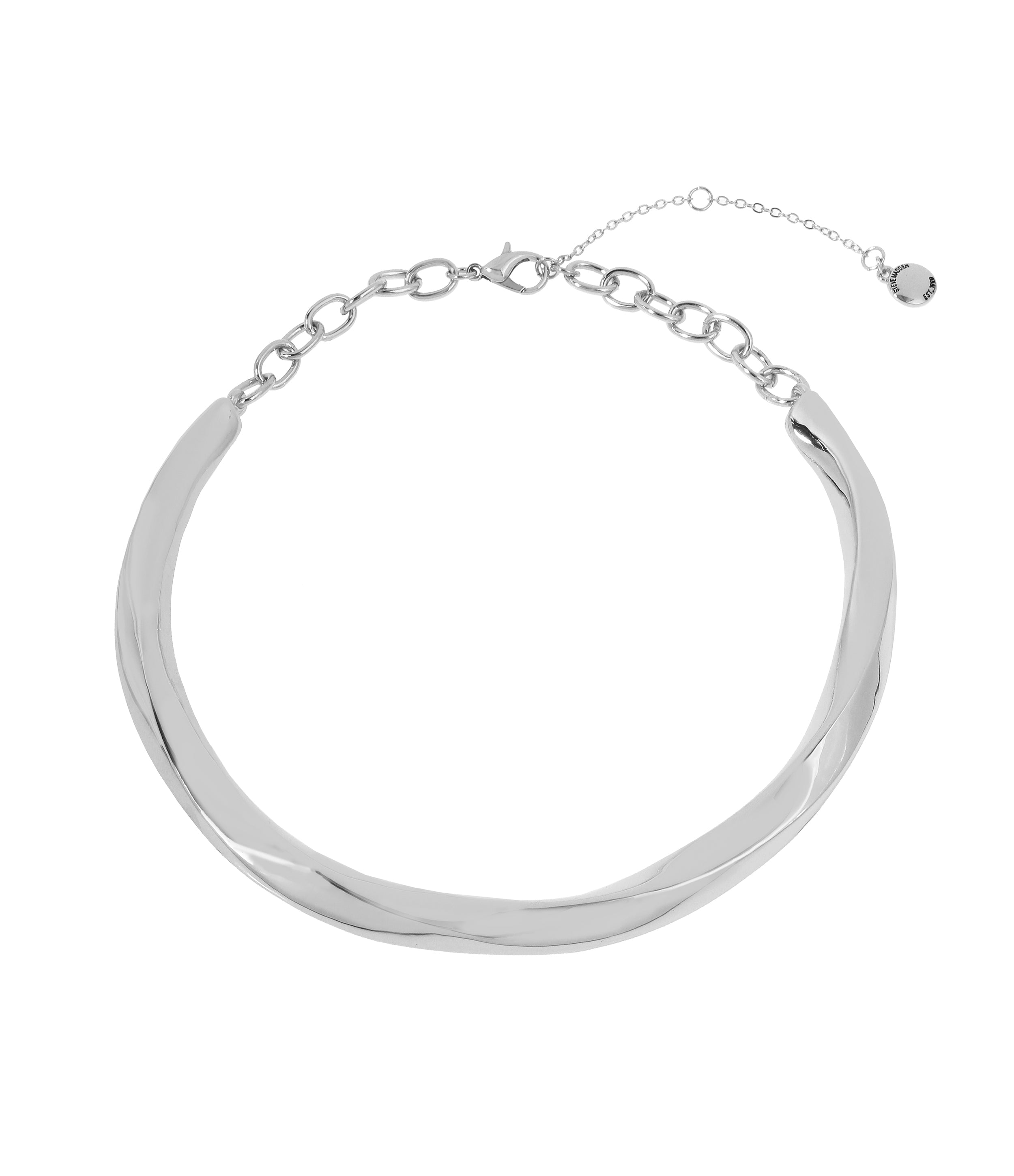 TWISTED NECKLACE GUNMETAL