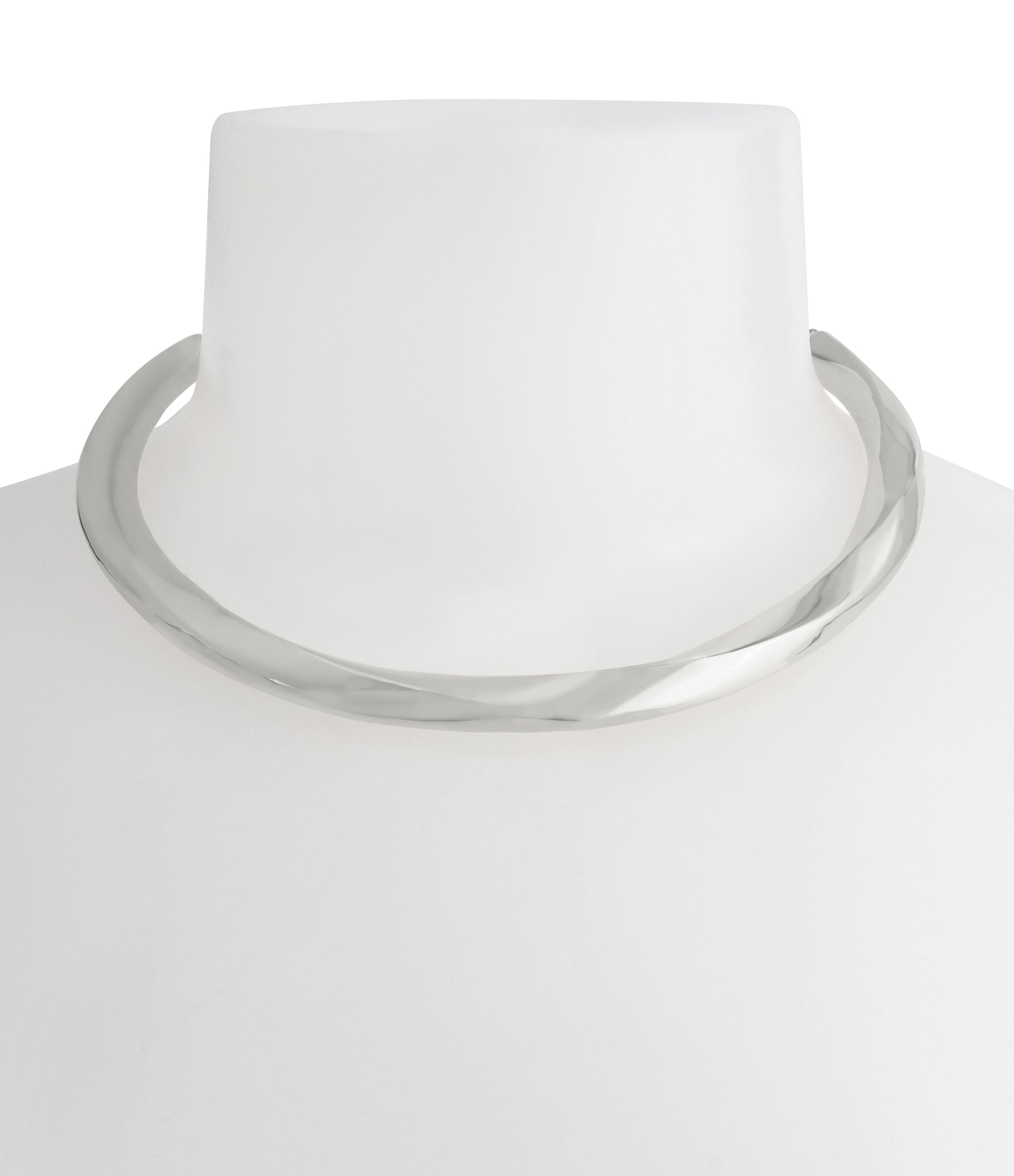 TWISTED NECKLACE GUNMETAL