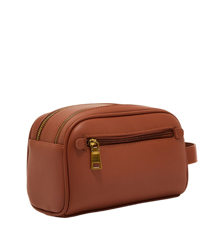 P03 TRAVEL POUCH DARK BROWN TRAVEL POUCH