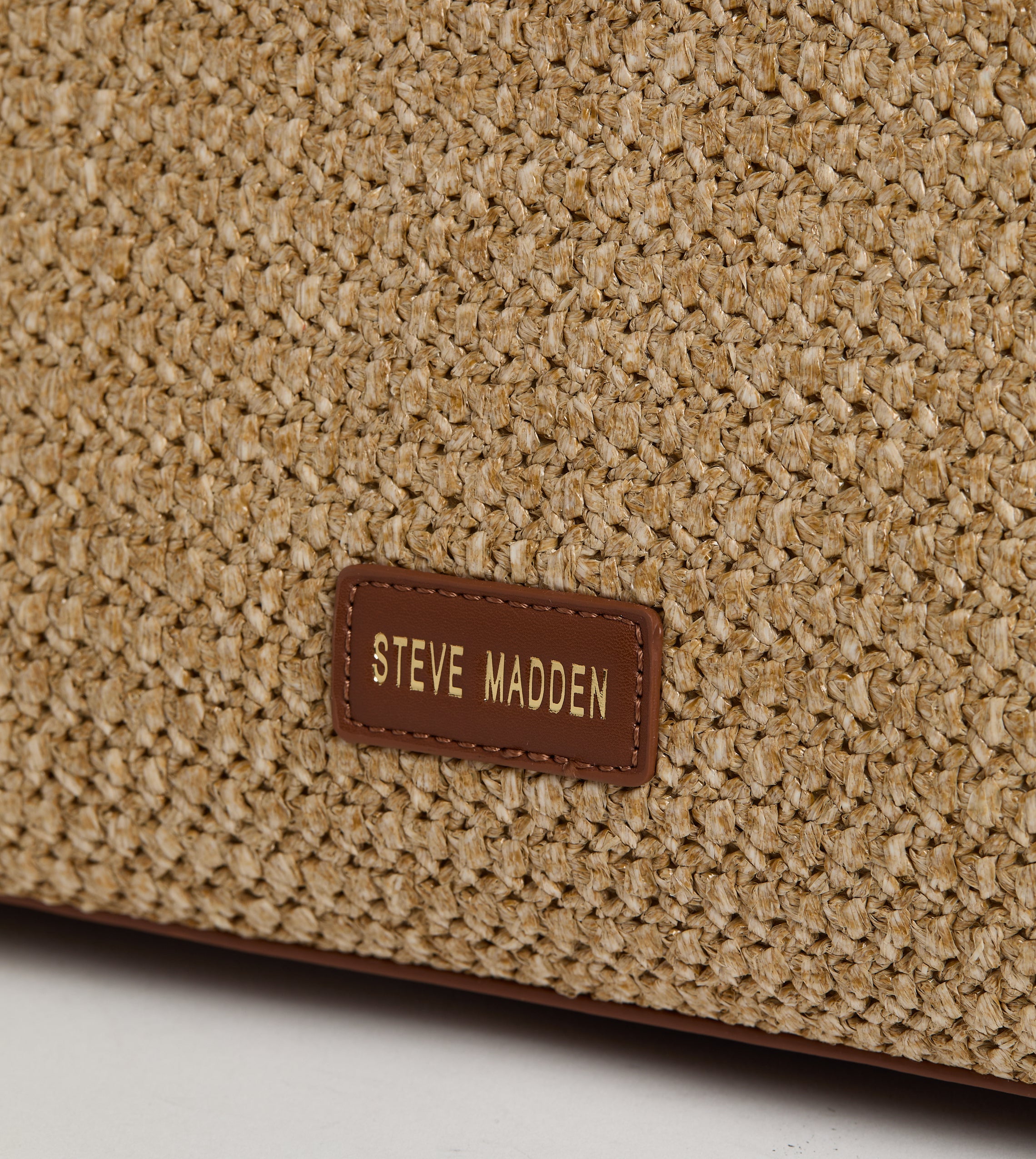 Mesh Design Women's Light Brown Tote Bag - view 5