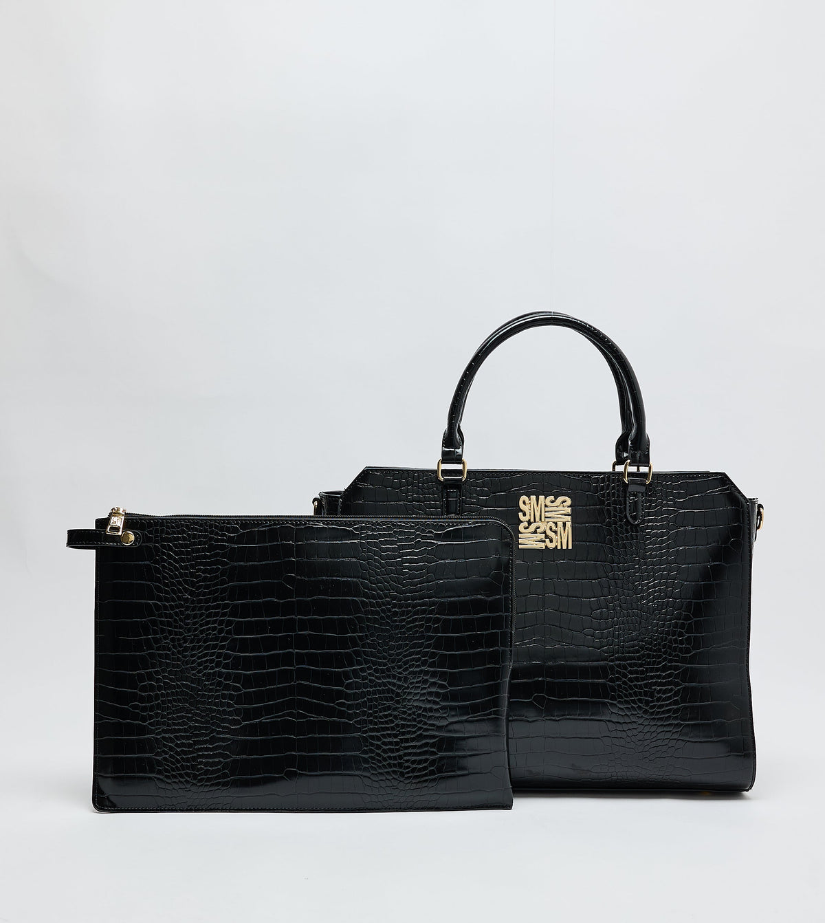 Women's Black Large Tote Bag - view 9