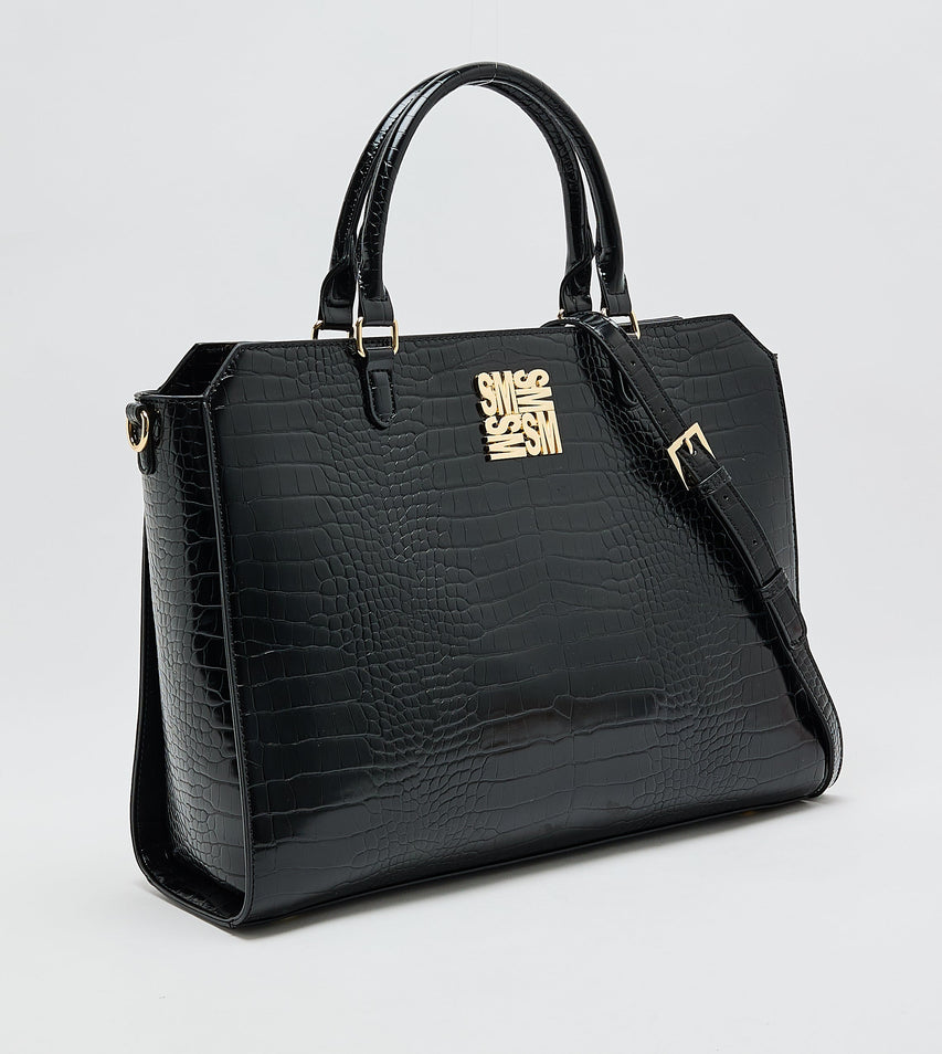 Women's Black Large Tote Bag - view 3
