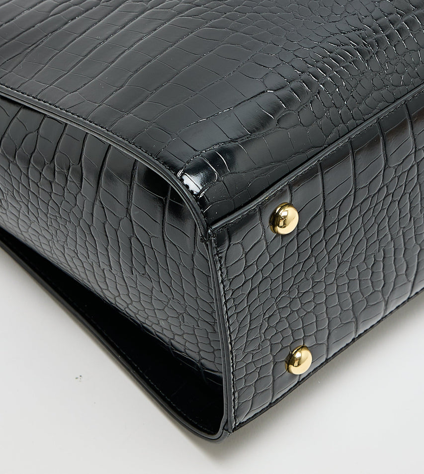 Women's Black Large Tote Bag - view 6