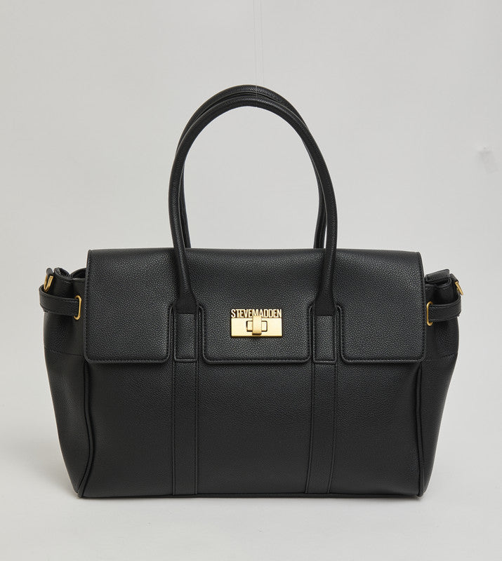 Black everyday tote bag BLACK - view 6