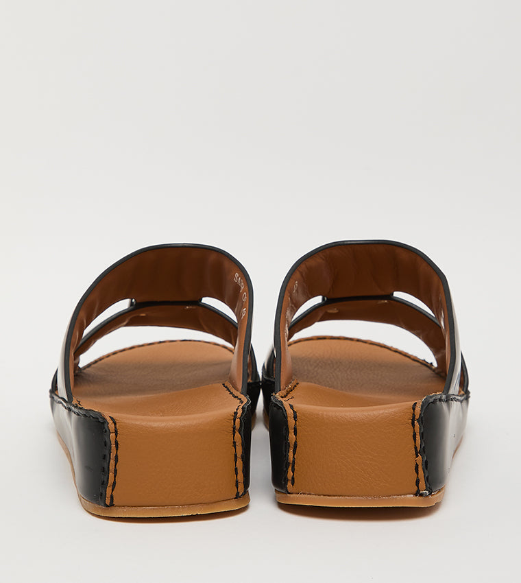 SARB03 Black Men's Arabic Sandals - view 4