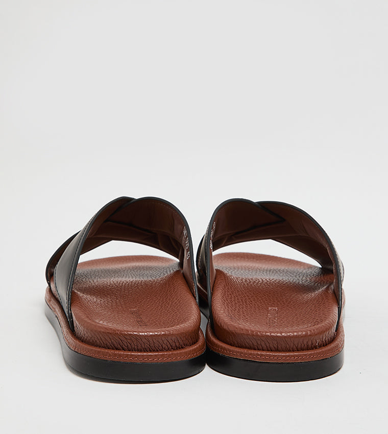 Black Men's Arabic Sandals - view 4