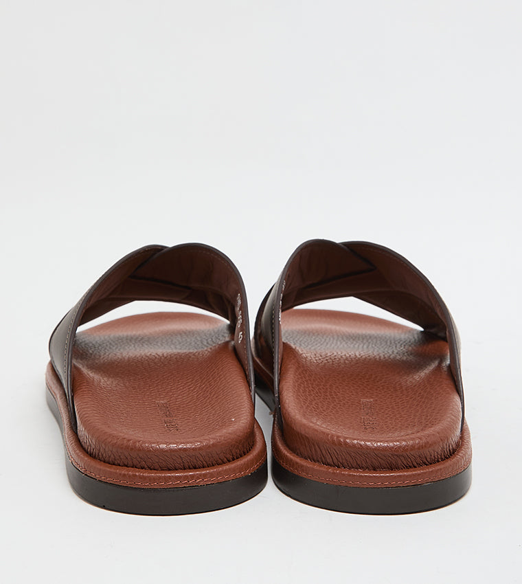 Brown Men's Arabic Sandals - view 4