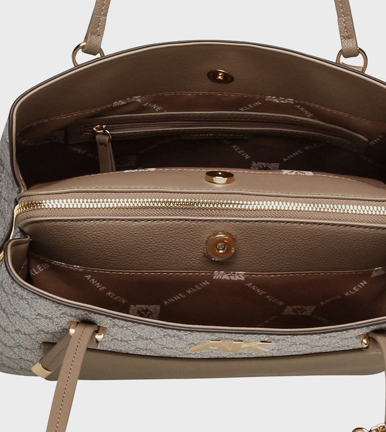 AKH3770A Truffle Women's Satchel Bag TRUFFLE - view 3
