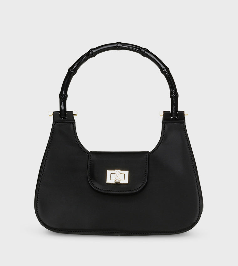 GAZA BLACK SHOULDER BAG