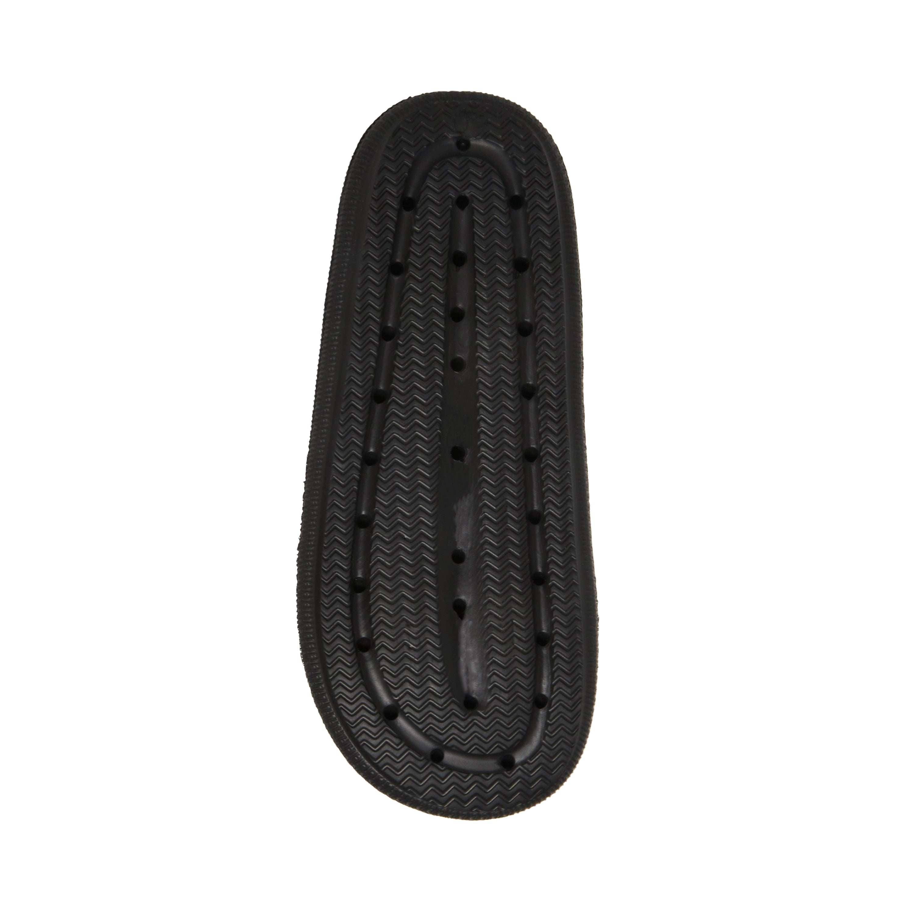 M-JOIEE BLACK RUBBER SLIDES