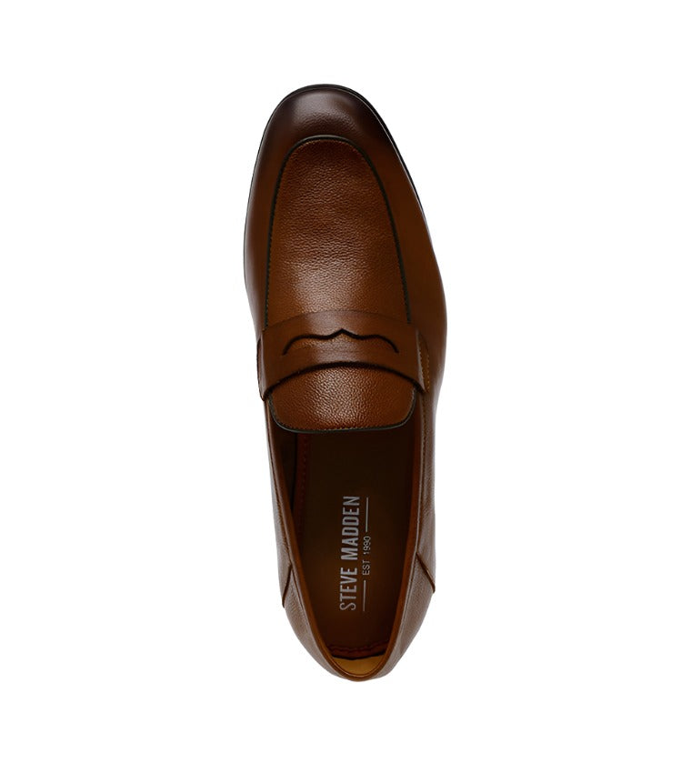 ZOLDER TAN LEATHER LOAFERS & MOCCASSINS