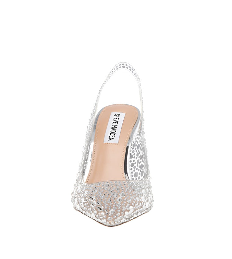 Steve Madden Jeweler women's multicolour heels, back view