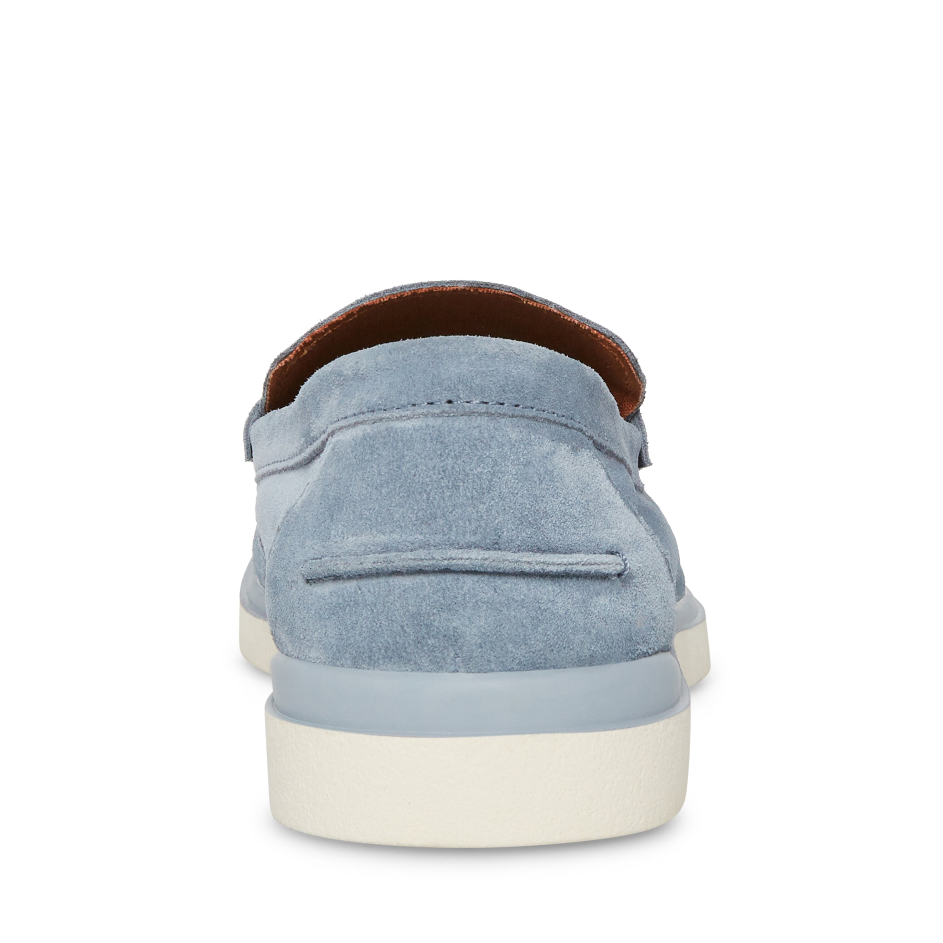 CHARLEY LIGHT BLUE SUEDE LOAFERS & MOCCASSINS