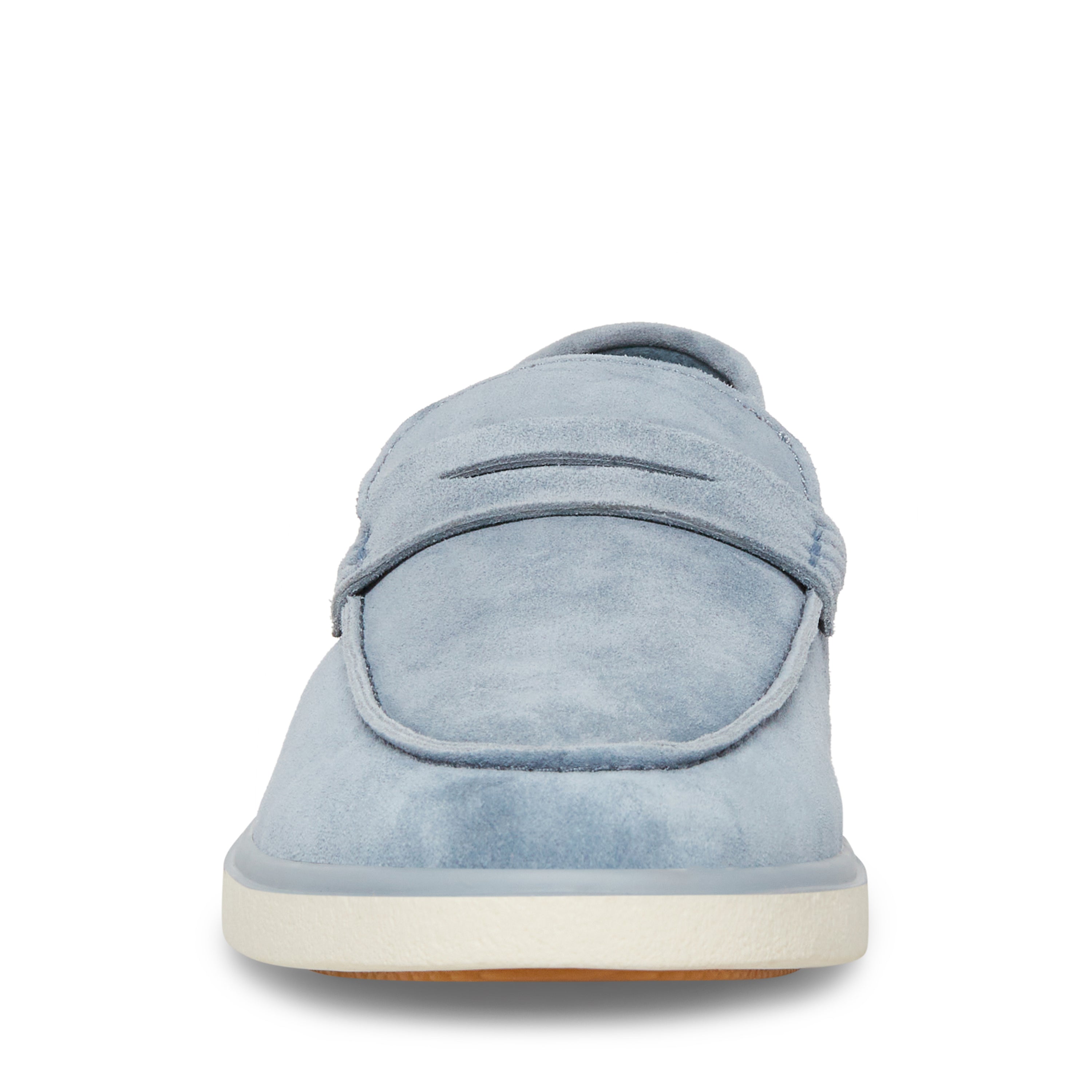 CHARLEY LIGHT BLUE SUEDE LOAFERS & MOCCASSINS