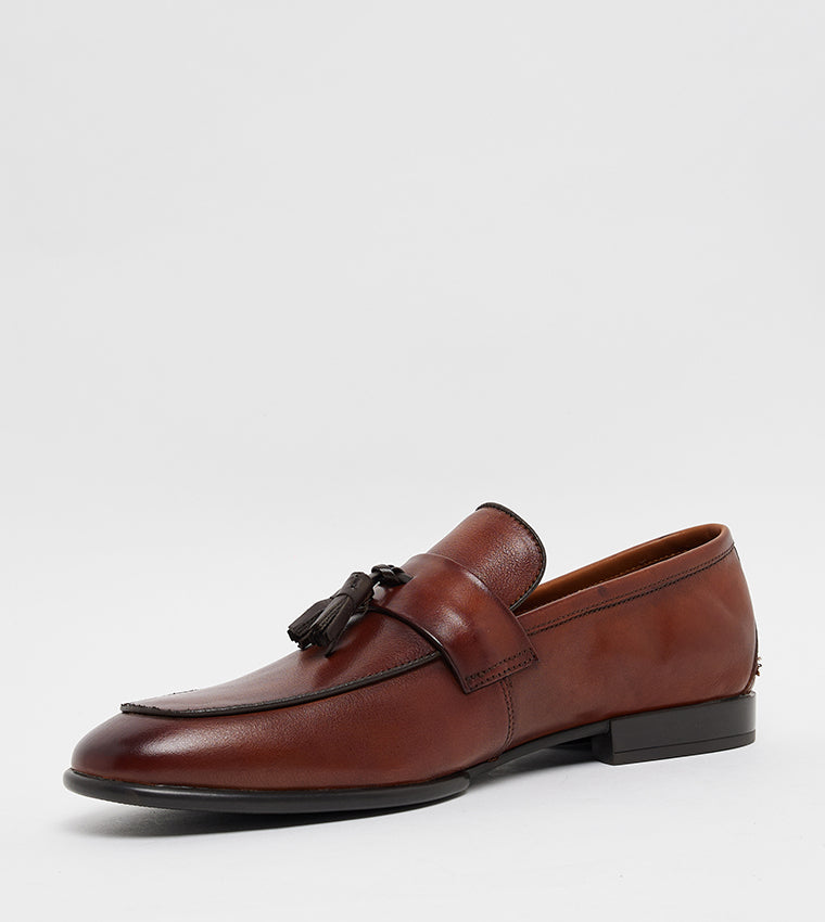 Swifton Tan Leather Men's Formal Lace-Up Shoes - view 2