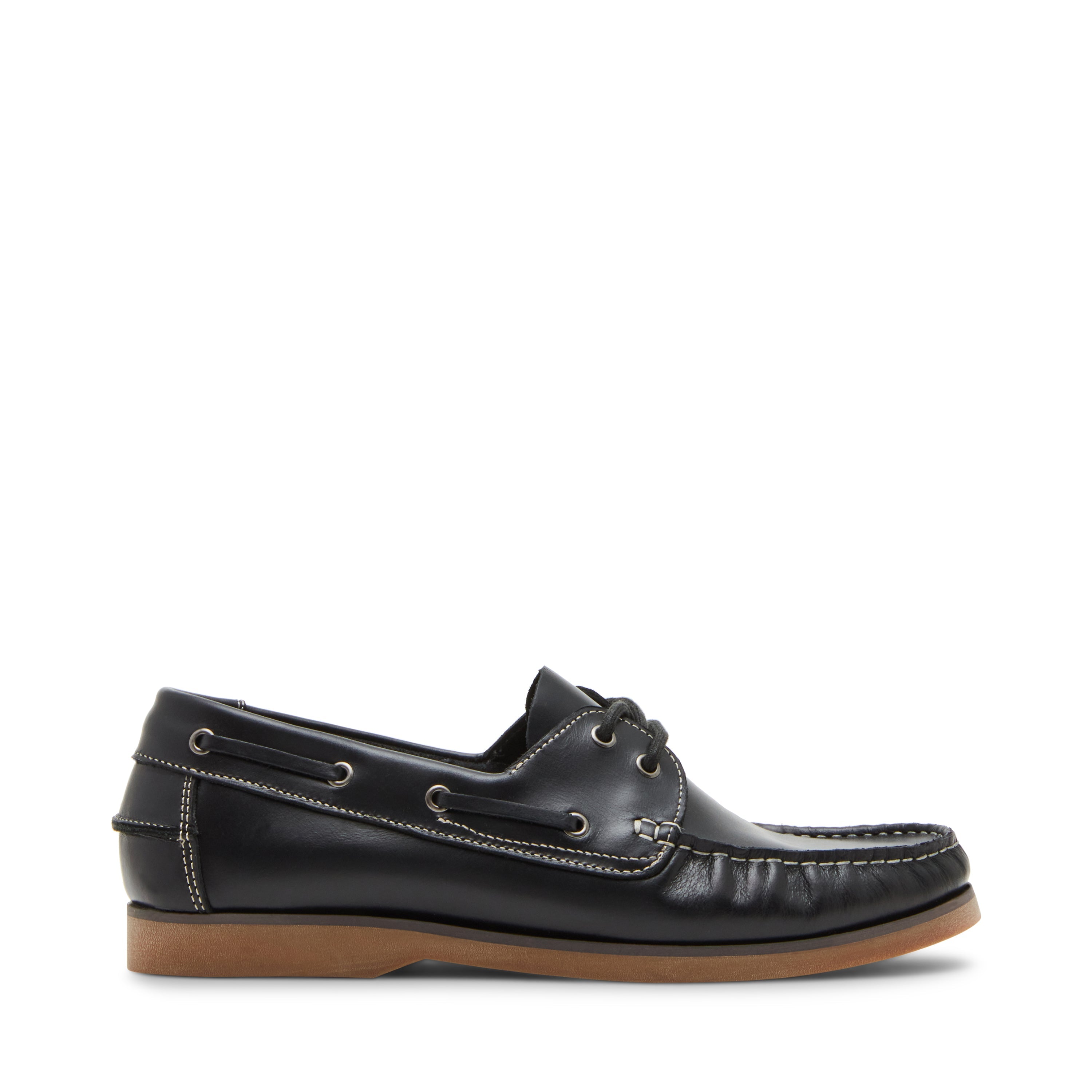 SEADOR BLACK LEATHER LOAFERS & MOCCASSINS
