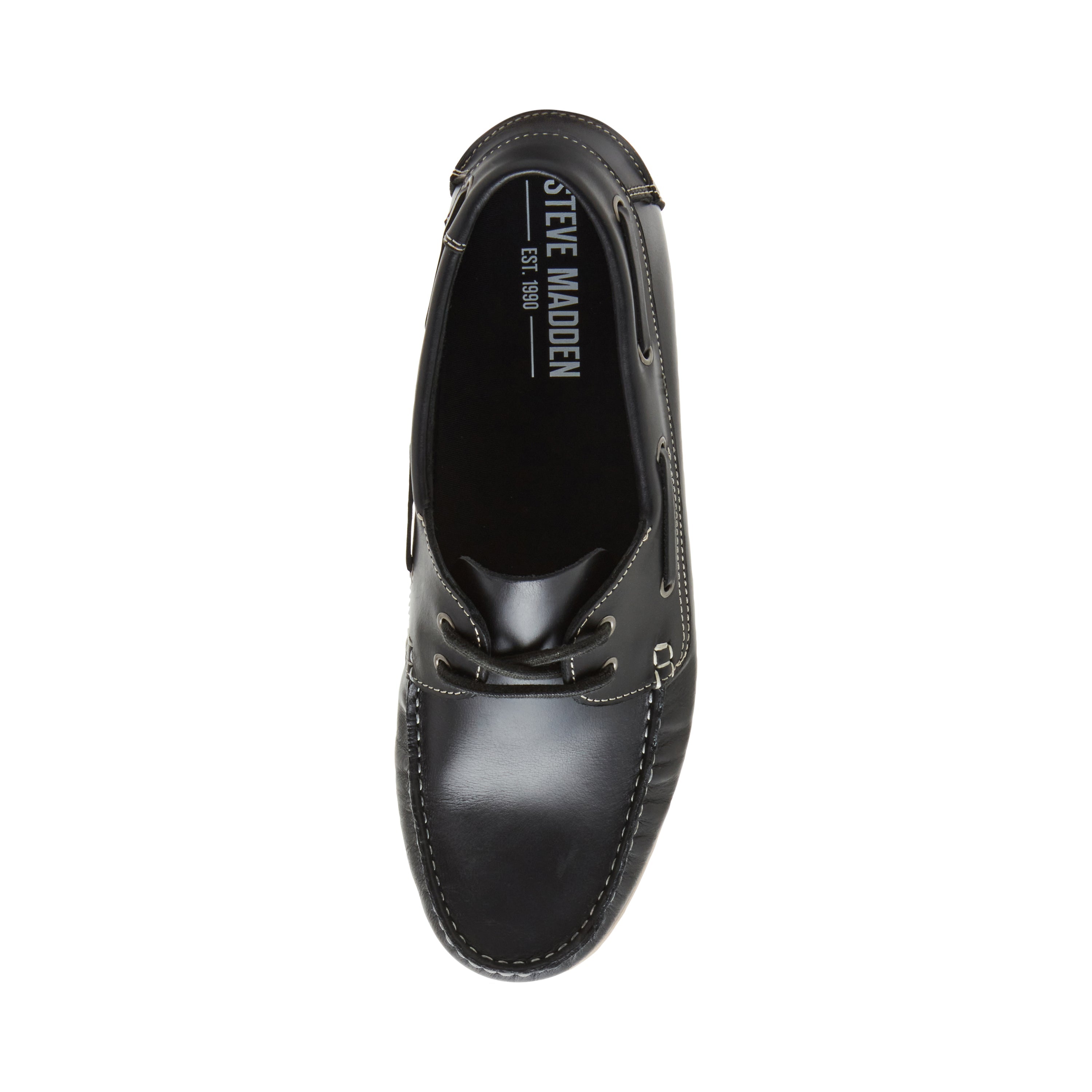SEADOR BLACK LEATHER LOAFERS & MOCCASSINS