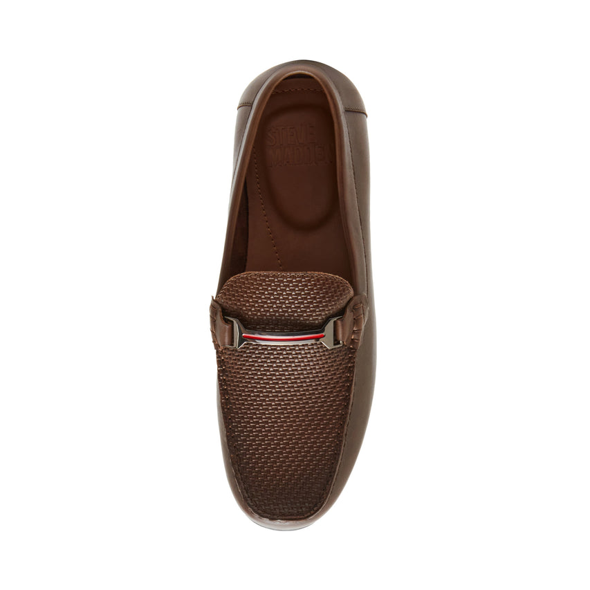 GOLBERG COGNAC LEATHER LOAFERS & MOCCASSINS
