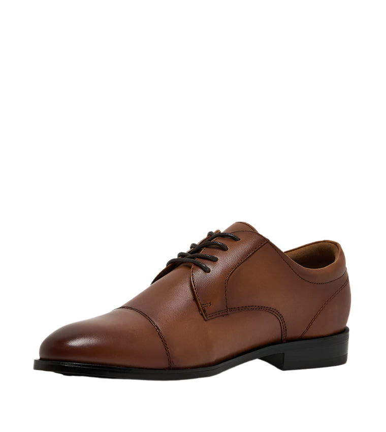 P-ISSACC TAN LEATHER FORMAL SHOES