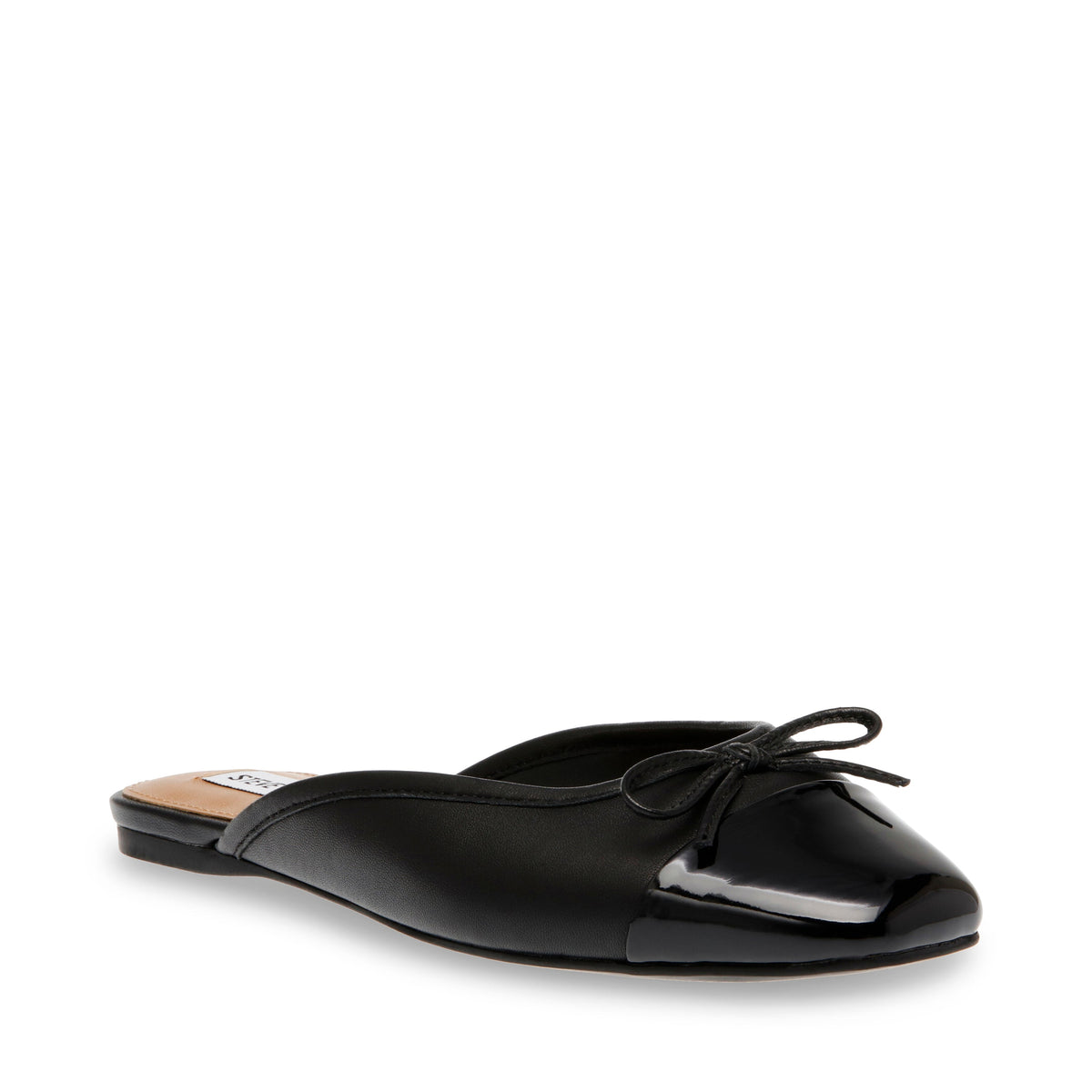 Nella Women's Black Leather Ballet Flats - view 2