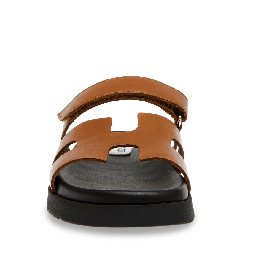 Steve Madden Mayven camel leather sandal, sole detail - view 6
