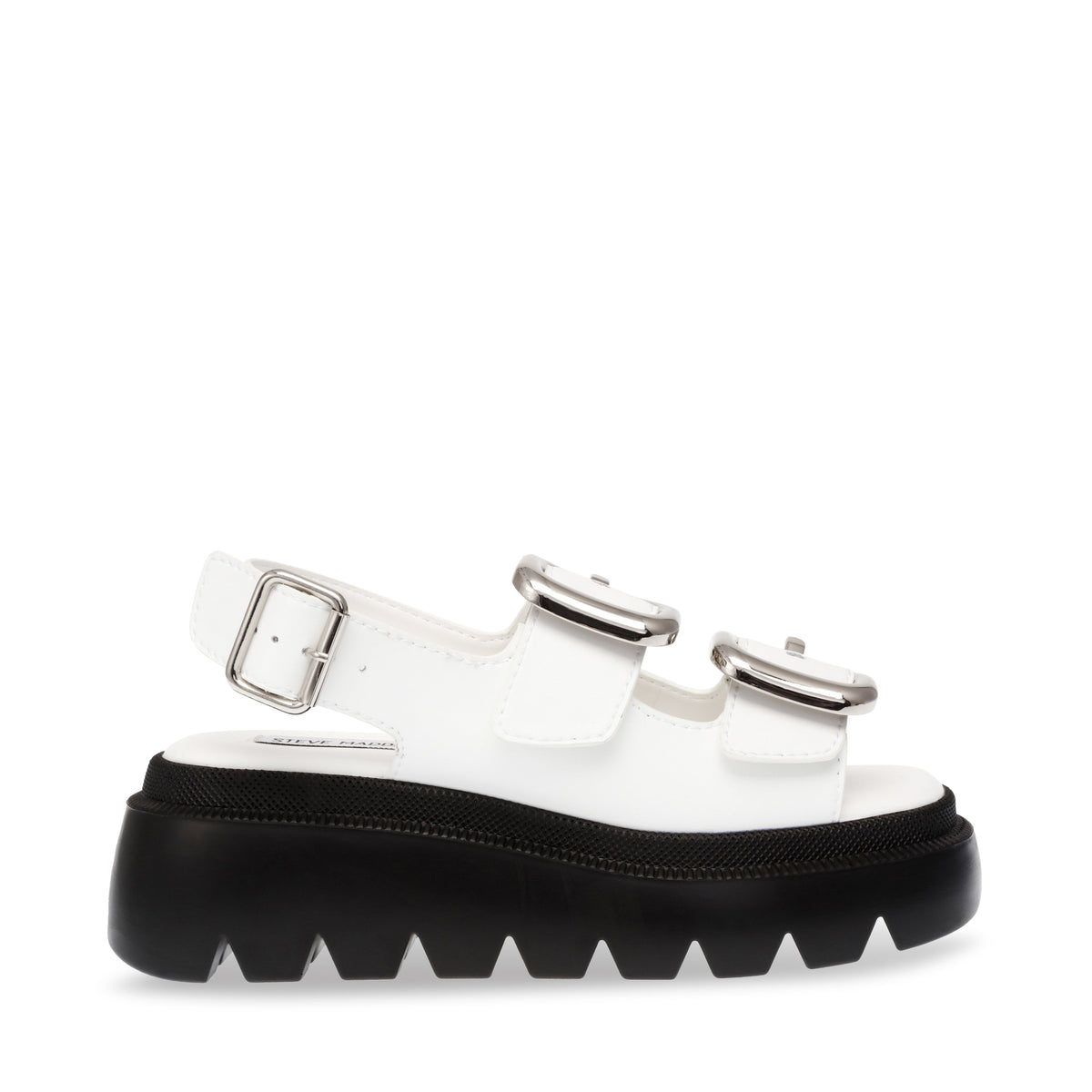 Transporter Women's White Flat Sandals