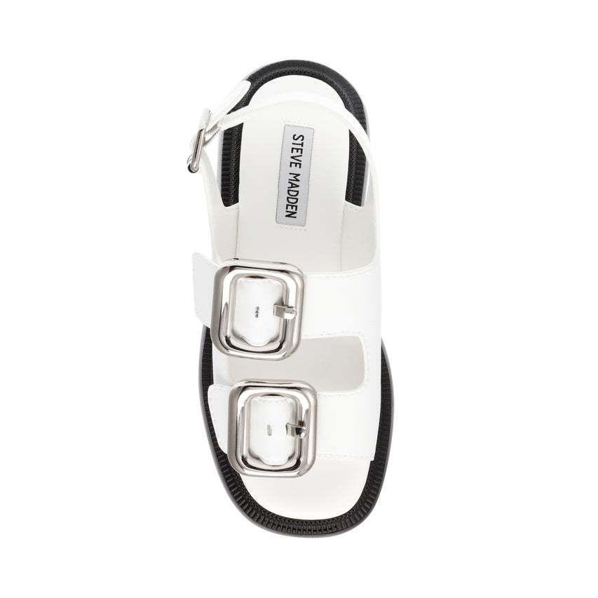 Transporter Women's White Flat Sandals - view 4